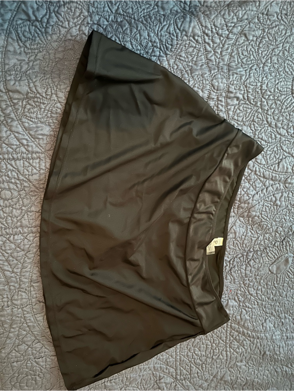 Black A-Line swim Skirt